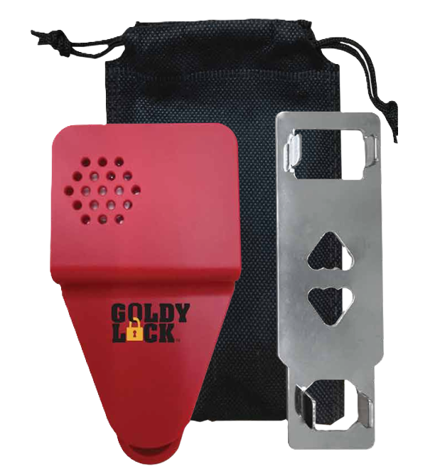 Goldy Lock™ Portable Door Lock and Alarm 2 - in - 1 Protection