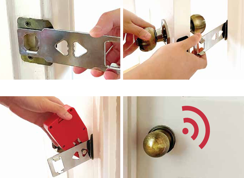 Goldy Lock™ Portable Door Lock and Alarm 2 - in - 1 Protection
